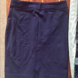 Navy Blue Pencil Skirt